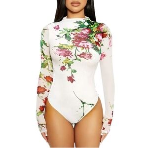 Floral bodysuit From Naked Wardrobe